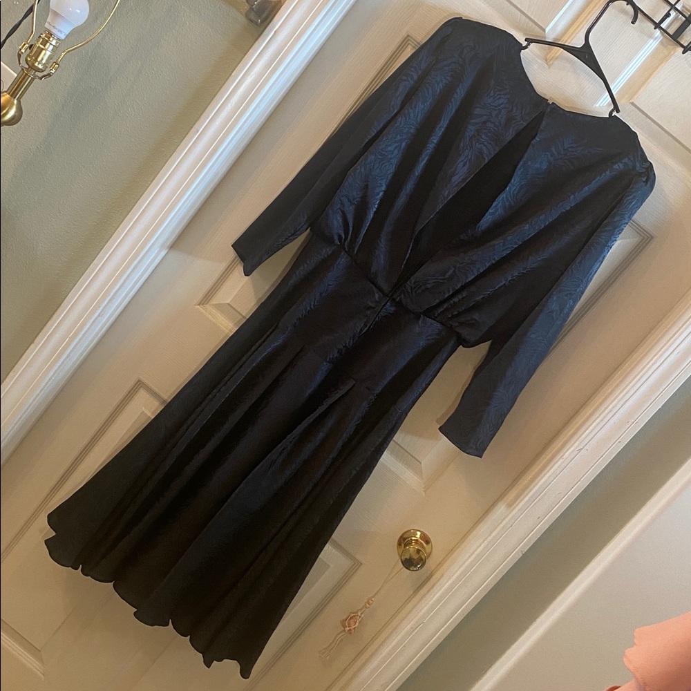 Vintage Black Textured Dress by Kono - Picture 10 of 14